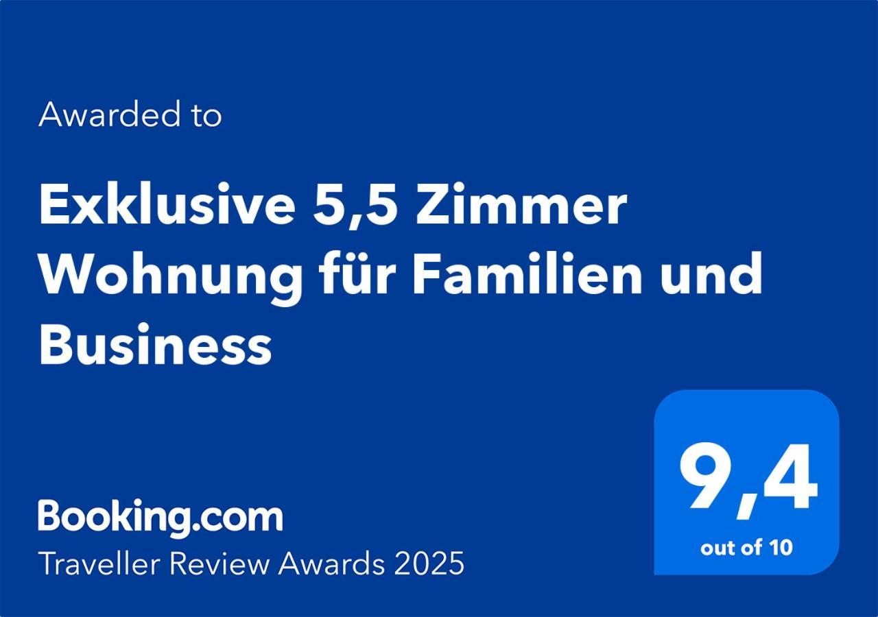 Exklusive 5,5 Zimmer Wohnung Fuer Familien Und Business 埃申茨 外观 照片